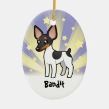 Little Star Rat Terrier / Toy Fox Terrier Christmas Tree Ornaments