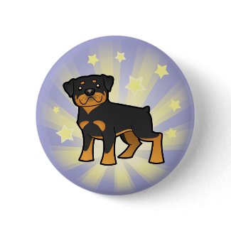 Little Star Rottweiler button