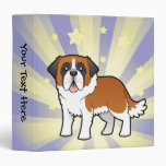Little Star Saint Bernard 3 Ring Binders
