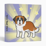 Little Star Saint Bernard Vinyl Binders