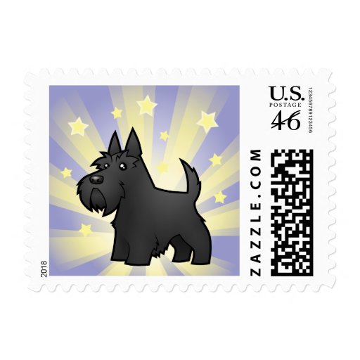 Little Star Scottish Terrier Postage