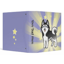 Little Star Siberian Husky / Alaskan Malamute Vinyl Binders