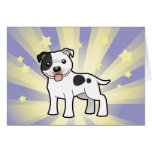Little Star Staffordshire Bull Terrier Greeting Card