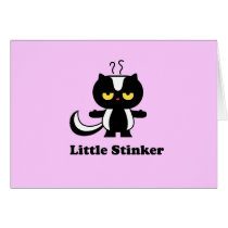 Little Stinker baby t-shirt cards