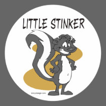 Little Stinker stickers by ironydesign Little Stinker stickers