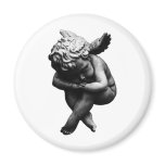 Little Stone Angel! Refrigerator Magnet