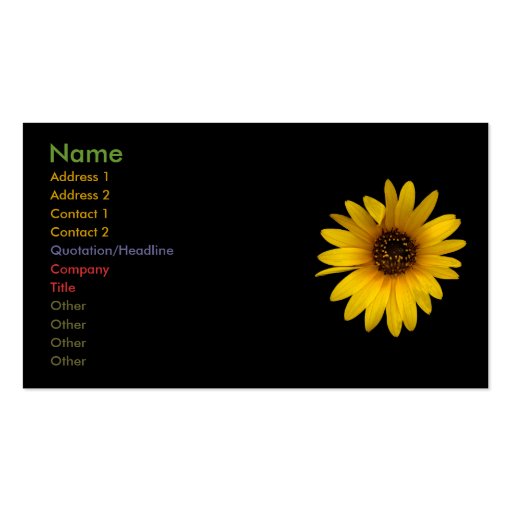 Little Sunflower Business Card