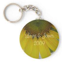 Little Sunflower Wedding Key Chain