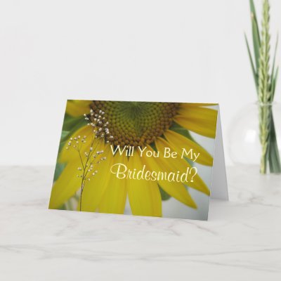 Bridesmaid Request Cards