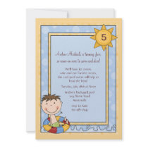 Little Swimmer - Birthday Party Invitation