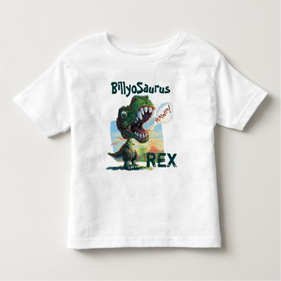 Little T Rex Painted T Shirts