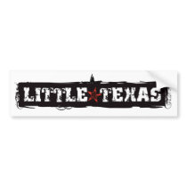 Little Texas Logo Bumper Sticker bumper stickers by littletexas Little Texas Logo Bumper Sticker bumper stickers
