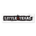 Little Texas Logo Bumper Sticker bumper stickers