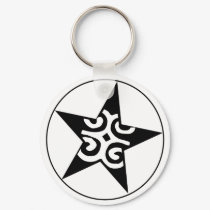 Little Texas Star Keychain