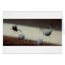 Little Things Card - Spider Nursery by threesalamanders Little Things Card - Spider Nursery