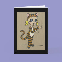 little tigger card with border cards