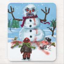Little Timothys LAST Snowman Mousepad