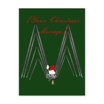 Little, Tiny Christmas Spider Postcard