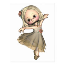 Little Toon Ballerina postcards