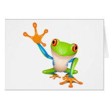 Little tree frog card