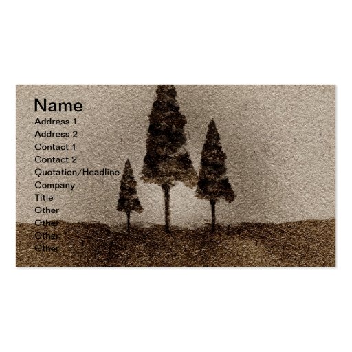 Little Trees Business Card Template