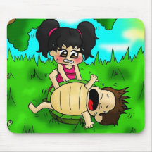 Little turtle mouse pad
