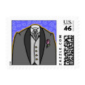 Little Tuxedo Custom Wedding Postage postage by bridalboutique Little Tuxedo Custom Wedding Postage postage