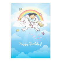 Little unicorn invitations