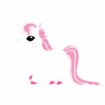 Little Unicorn with Pink Mane photo sculpture