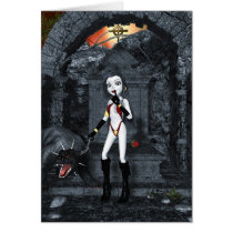Little Vamp, Card by MoonArtandDesigns Little Vamp, Card
