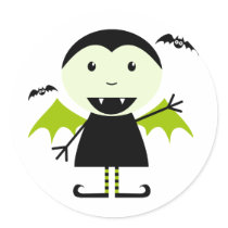 Little Vampire stickers by QueenHare Little Vampire stickers