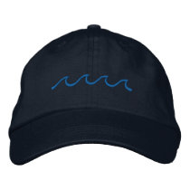 Little Waves embroidered hats by ZazzleEmbroidery Little Waves embroidered hats