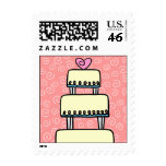 Little Wedding Cake Custom Bridal Postage postage