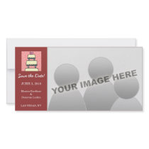 Little Wedding Cake Save the Date photo cards