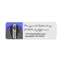 Little Wedding Tuxedo Personalized Address Labels labels
