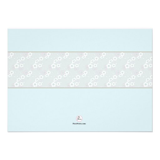 Little Whispers Blue Invite