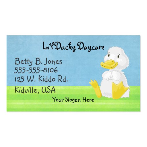 Little White Ducky Business Cards