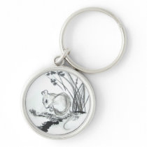 Little White Mouse keychains
