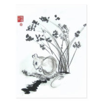 Little White Mouse postcards