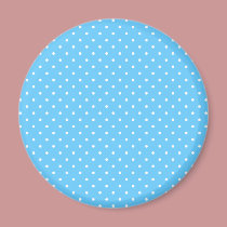 Little White Polka Dots magnets