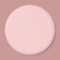 Little White Polka Dots magnets