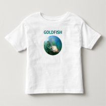 LITTLE WIGGLER GOLDFISH - kids shirt by Horseshoes3 LITTLE WIGGLER GOLDFISH - kids shirt