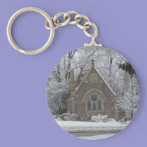 Little Winter Chapel on the go keychains