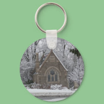 Little Winter Chapel on the go keychains