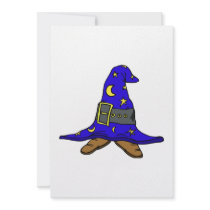 Little Witch Big Hat Invitation