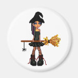 Little Witch Fridge Magnet
