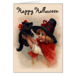 Little Witch Girl Card
