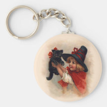 Little Witch Girl Keychain