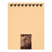 Little  Witch Halloween Letterhead