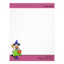 Little Witch plum Letterhead
